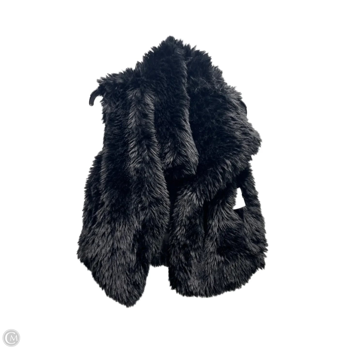 Vest Faux Fur & Sherpa By Love Tree In Black, Size: L
