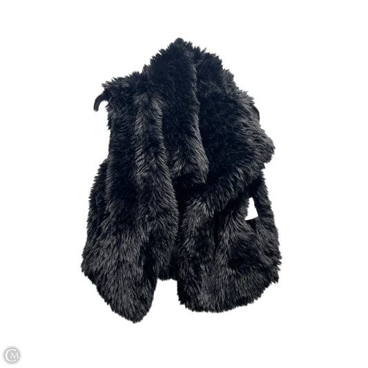 Vest Faux Fur & Sherpa By Love Tree In Black, Size: L