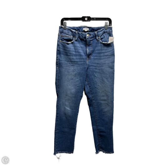 Jeans Straight By Good American In Blue Denim, Size: 10
