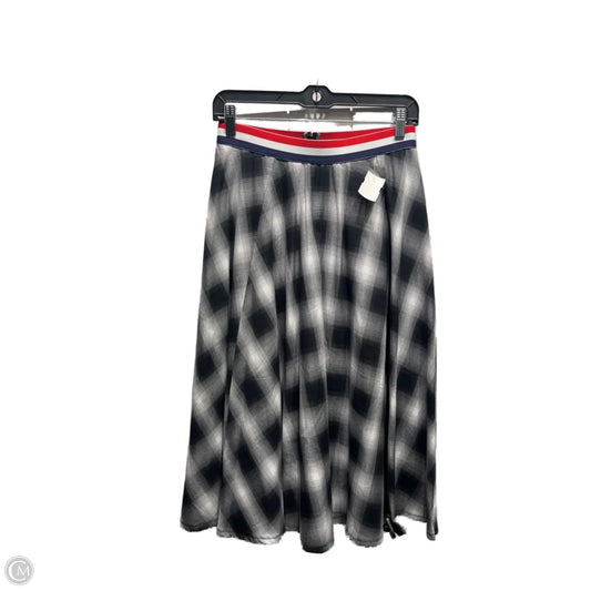 Skirt Midi By Mare Mare In Black & White, Size: S