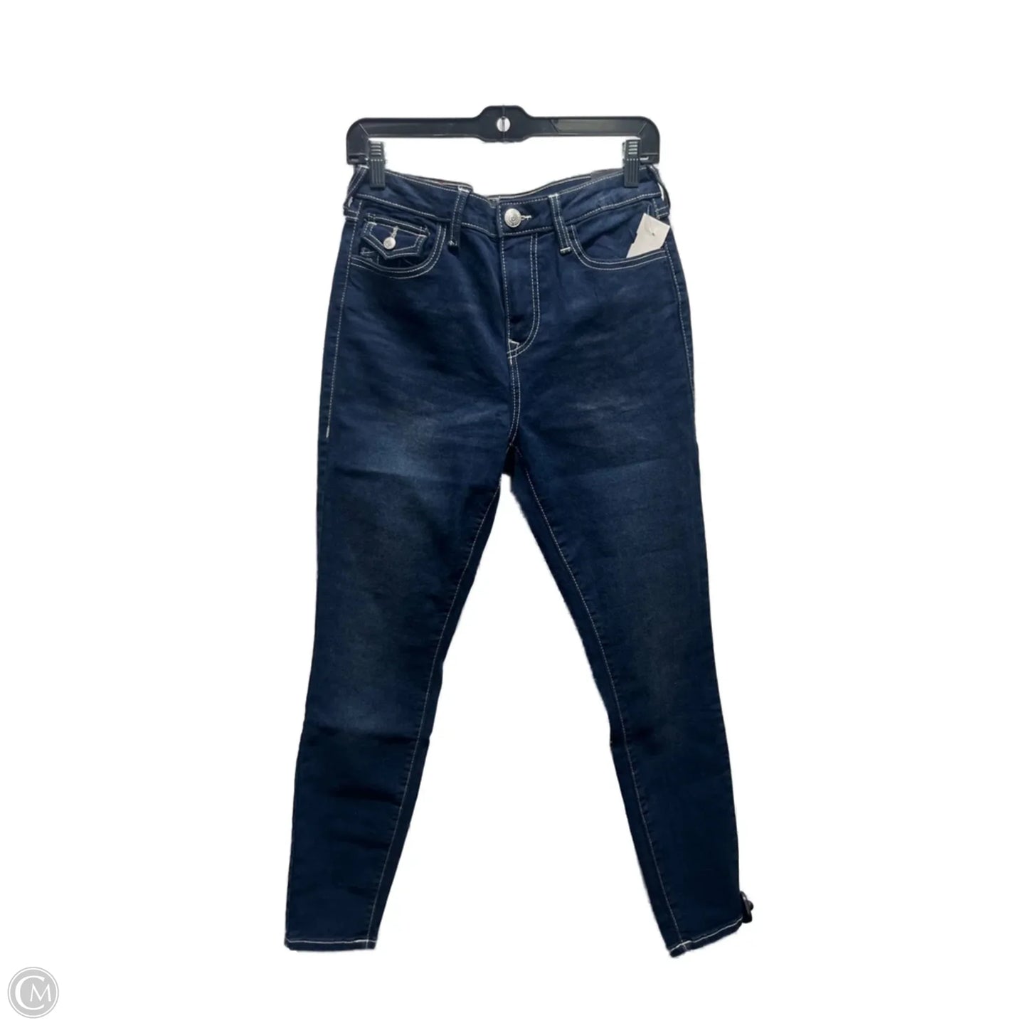 Jeans Skinny By True Religion In Blue Denim, Size: 6