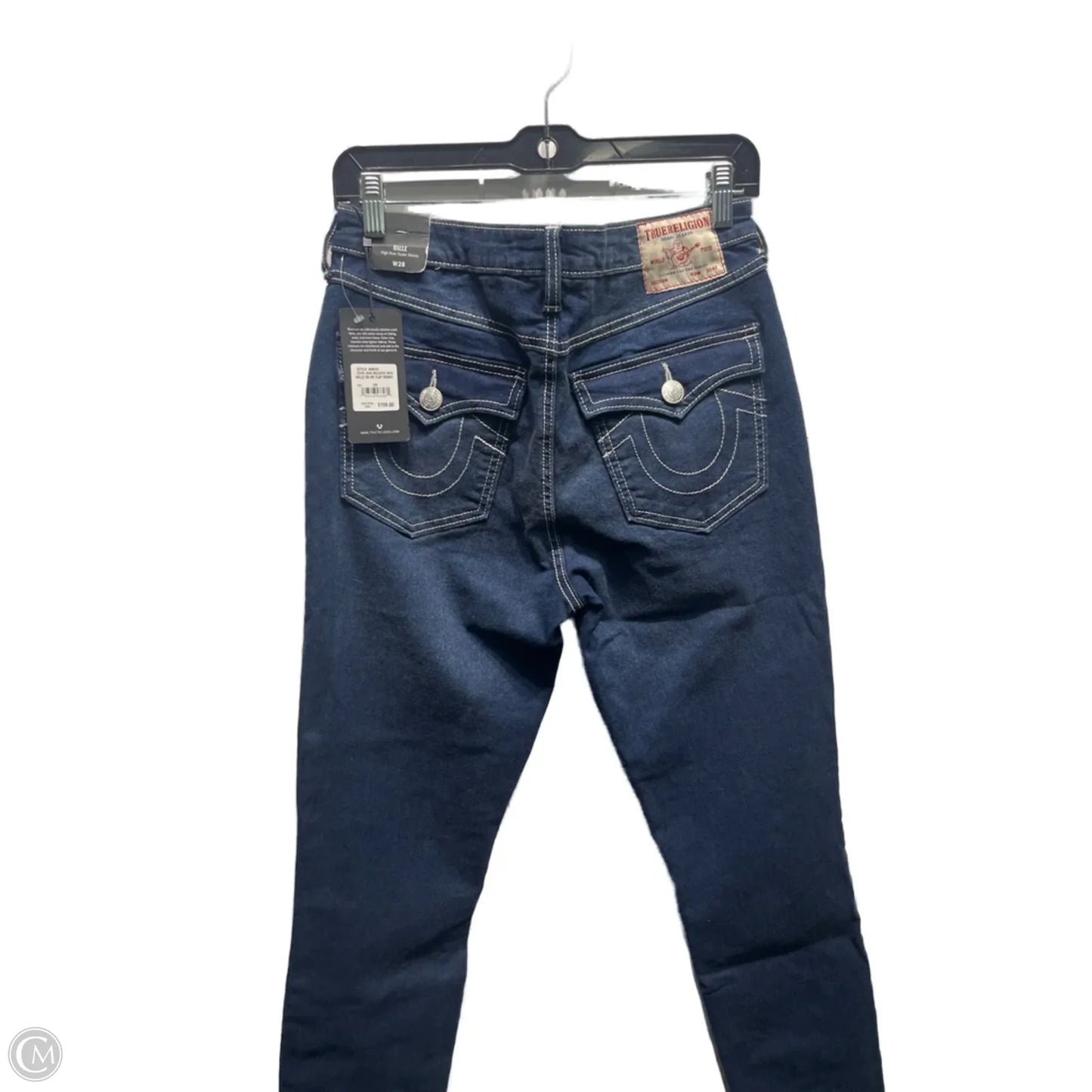 Jeans Skinny By True Religion In Blue Denim, Size: 6