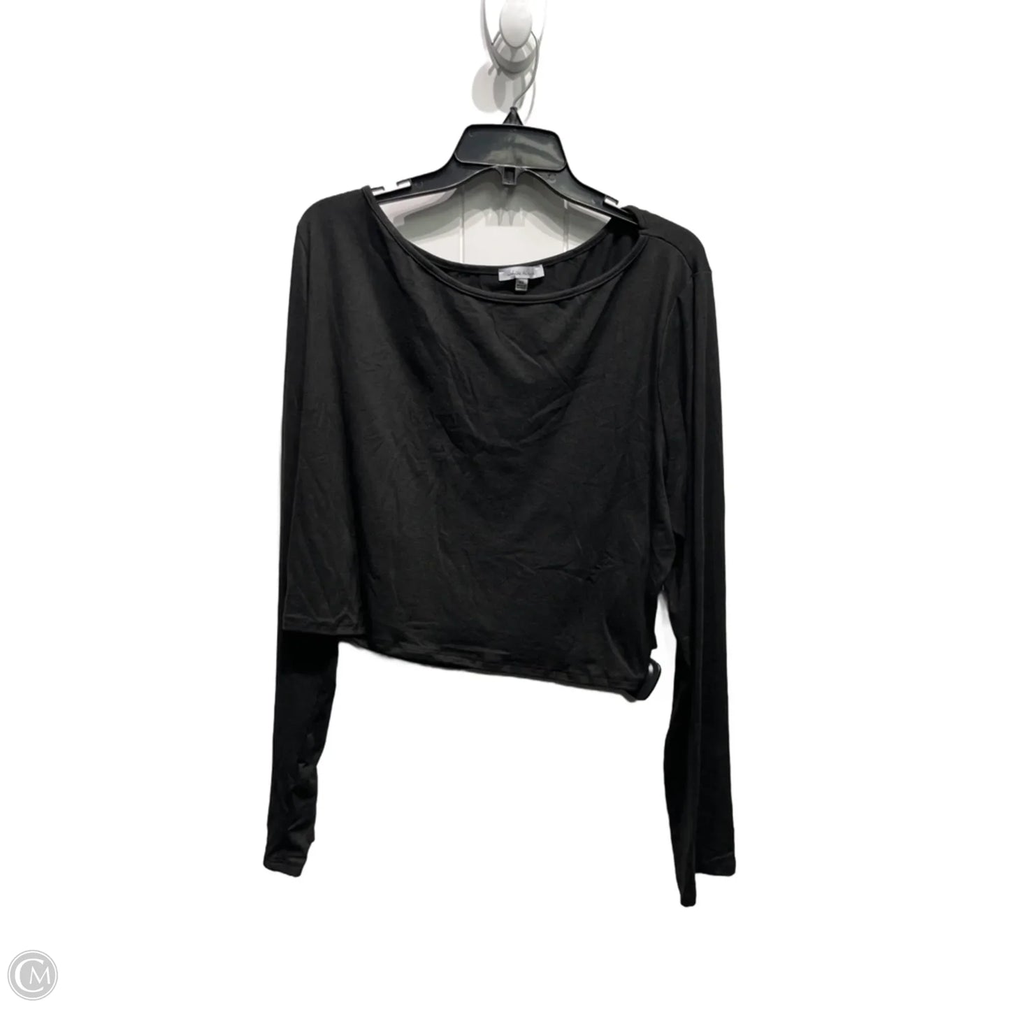 Top Long Sleeve By White Birch In Black, Size: 3x