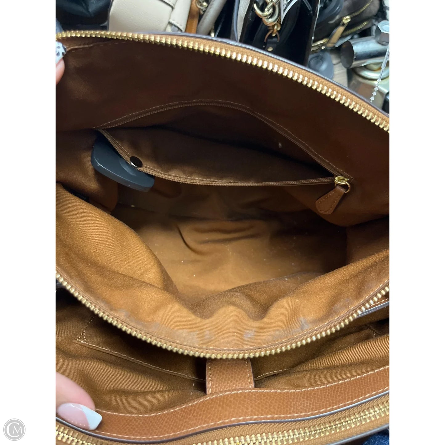Handbag Designer By Coach, Size: Large