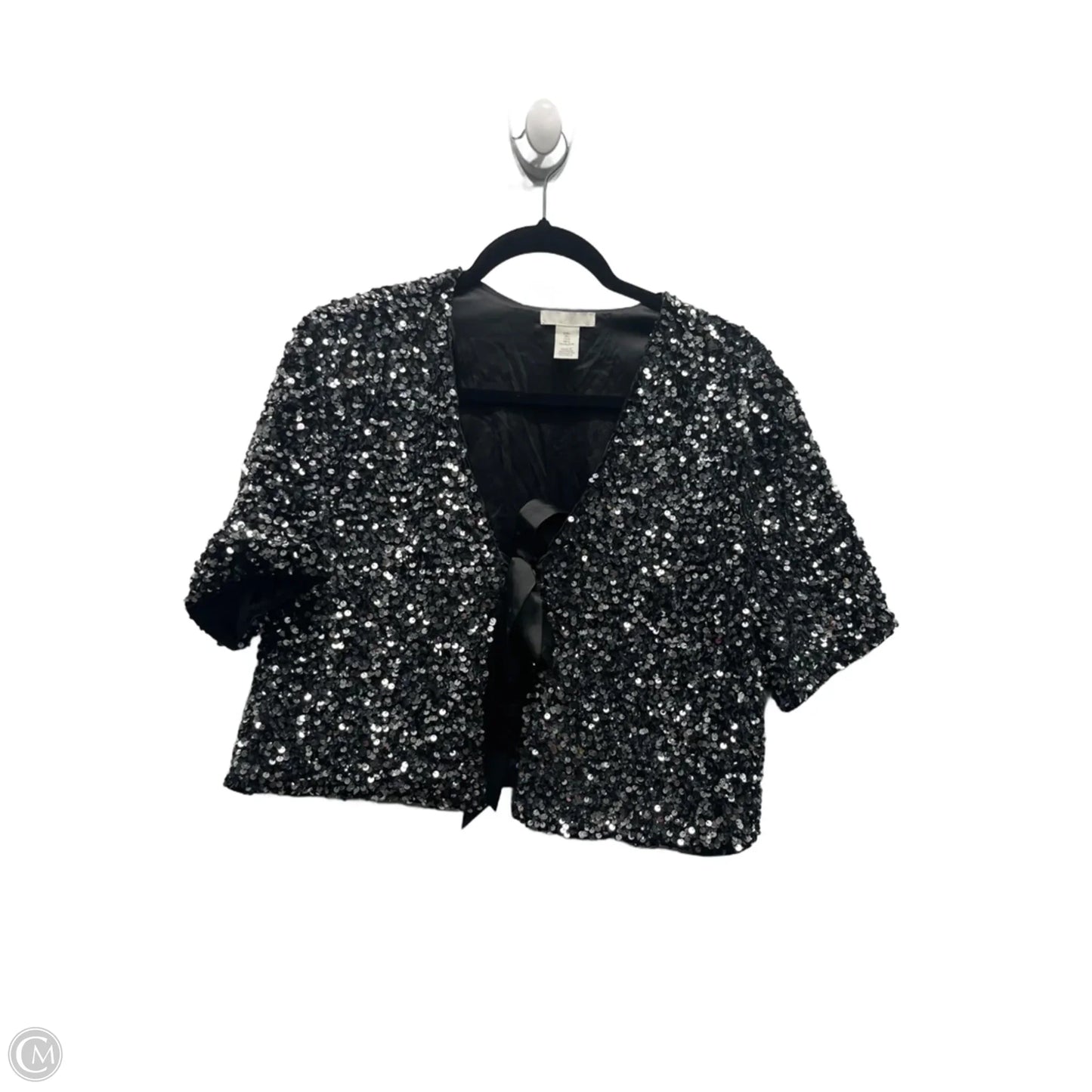 Blazer By H&m In Black & Silver, Size: L