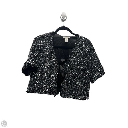 Blazer By H&m In Black & Silver, Size: L