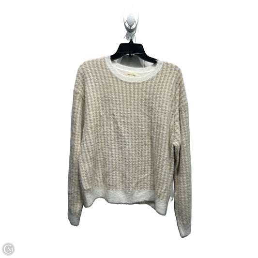 Sweater By Thread And Supply In Cream & Tan, Size: M
