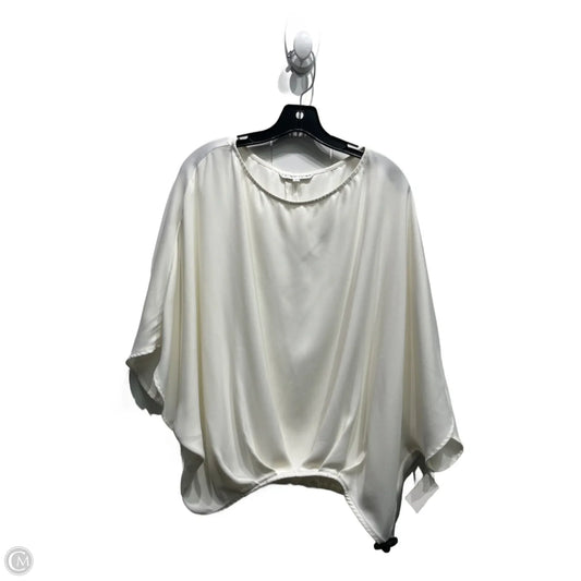 Top Short Sleeve By Trina Turk In White, Size: L