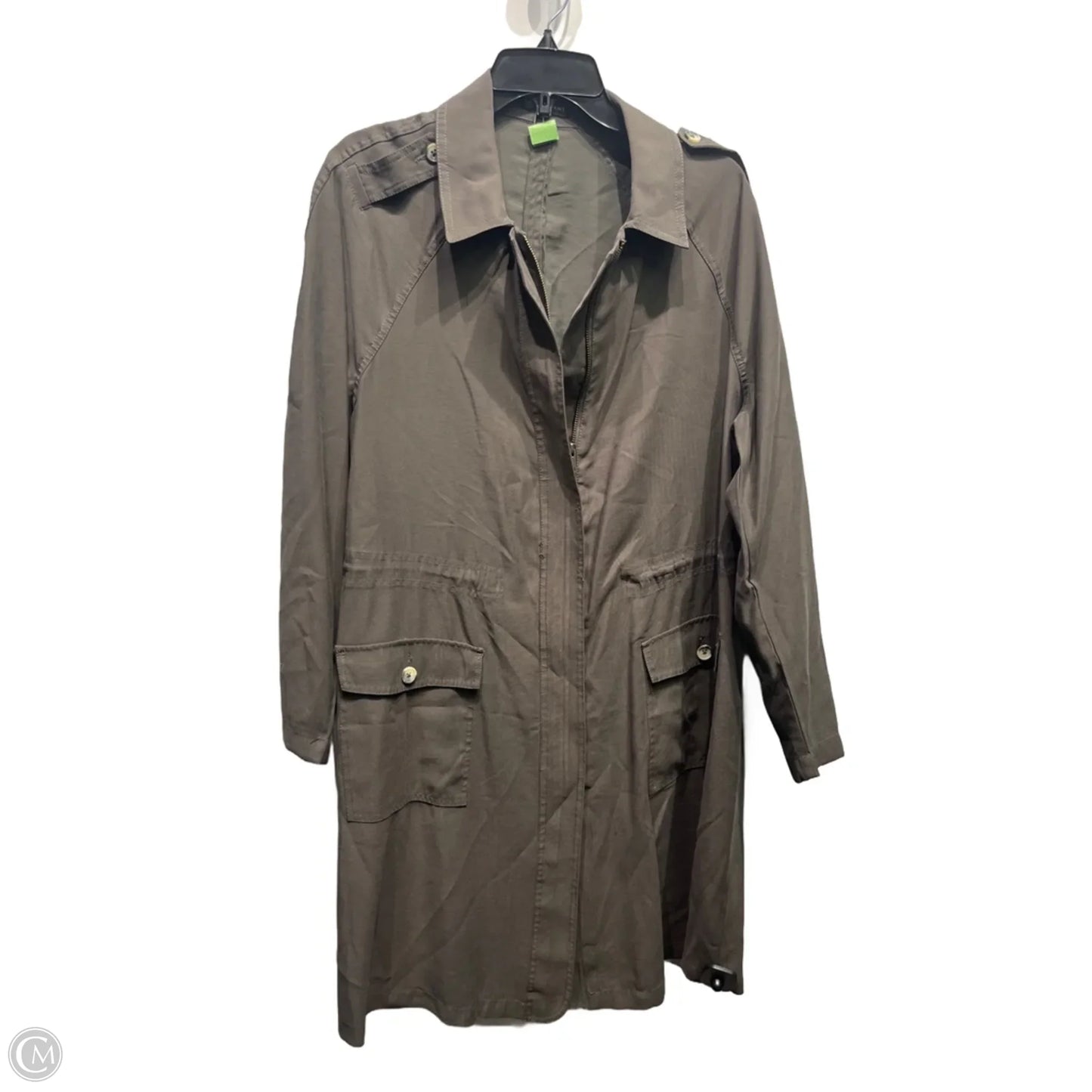 Jacket Utility By Lane Bryant In Green, Size: 16