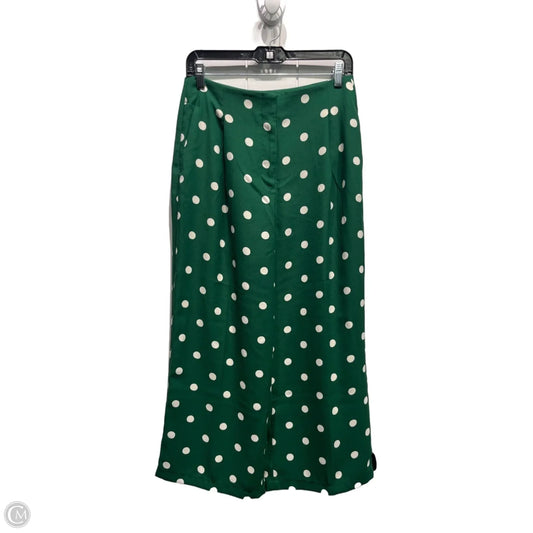 Pants Dress By Ann Taylor In Green & White, Size: 4p