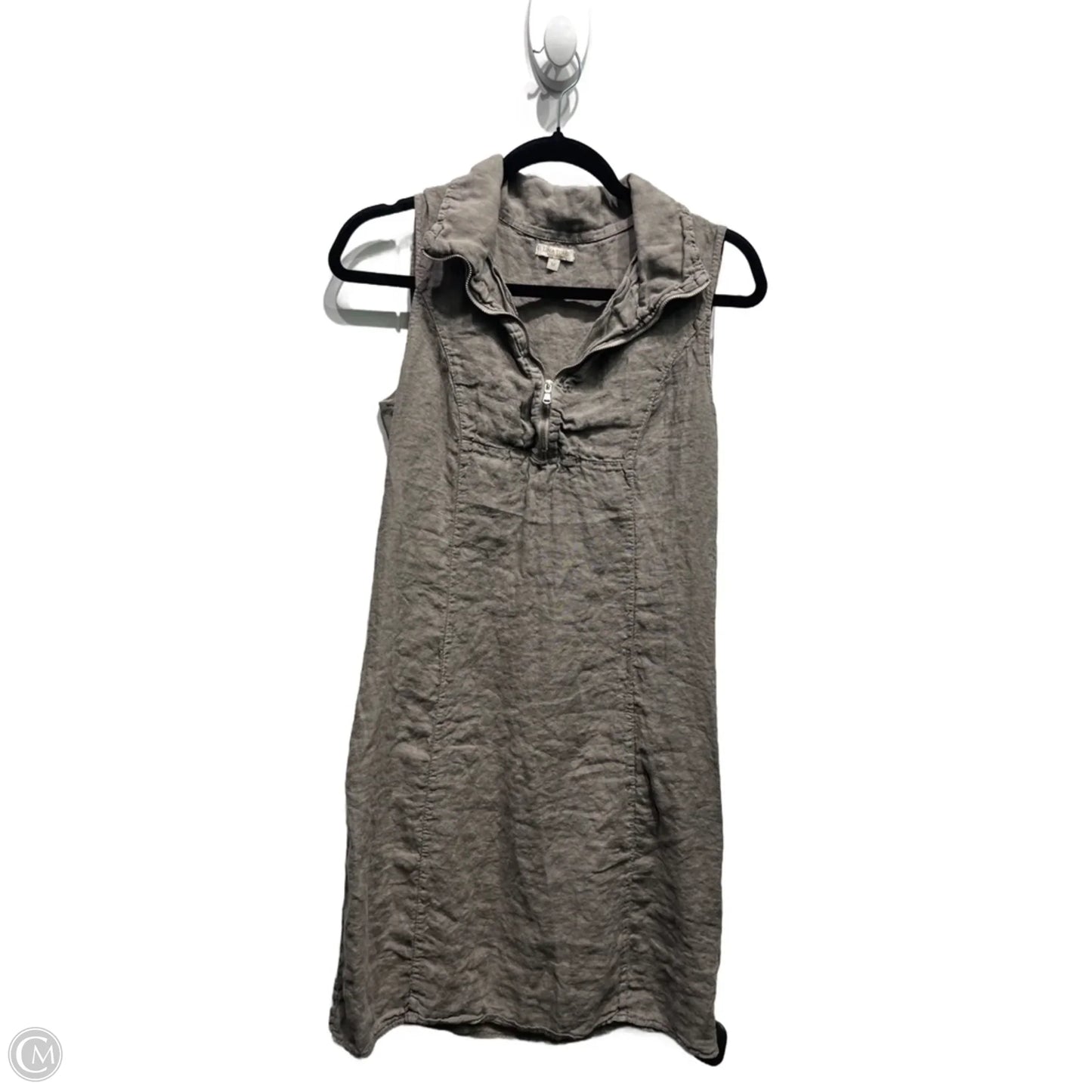 Dress Casual Short By M Made In Italy In Taupe, Size: M
