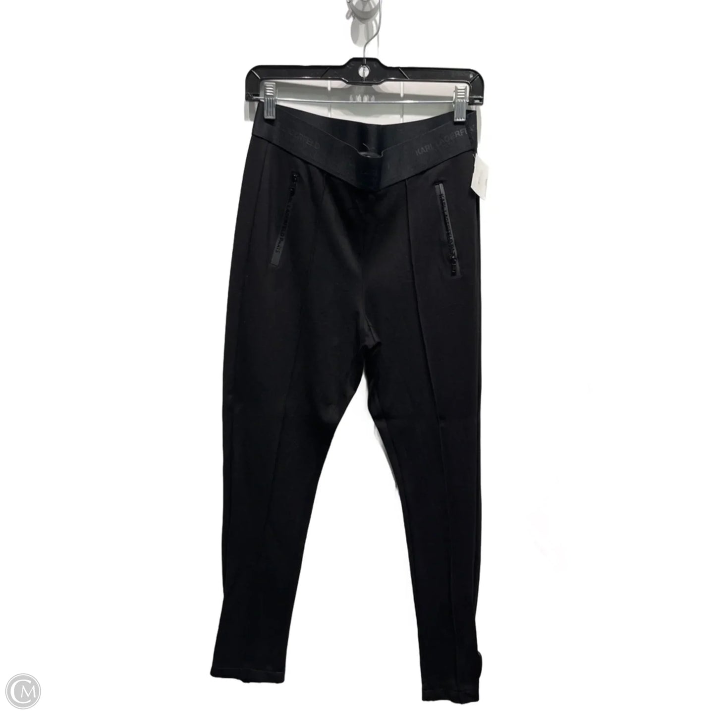Pants Designer By Karl Lagerfeld In Black, Size: M