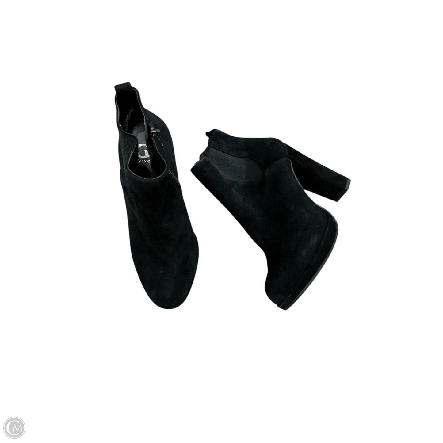 Boots Ankle Heels By Gianni Bini In Black, Size: 6