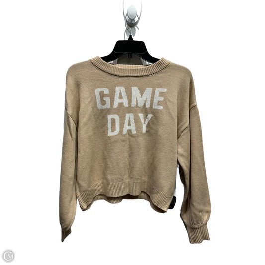Sweater By Miami In Tan, Size: S