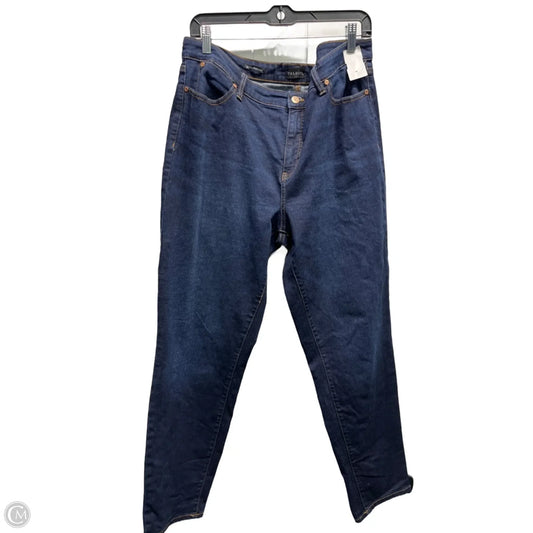 Jeans Skinny By Talbots In Blue Denim, Size: 16
