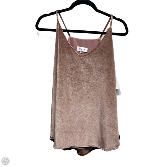 Top Sleeveless By SPACE 46  In Pink, Size: Small