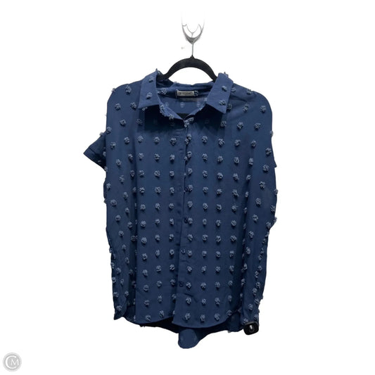 Top Short Sleeve By bothenial In Navy, Size: Xl