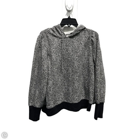 Top Long Sleeve By Nine West Apparel In Black & White, Size: Xl