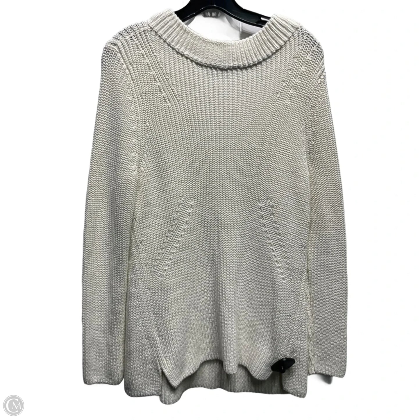 Sweater By Talbots In White, Size: Lp