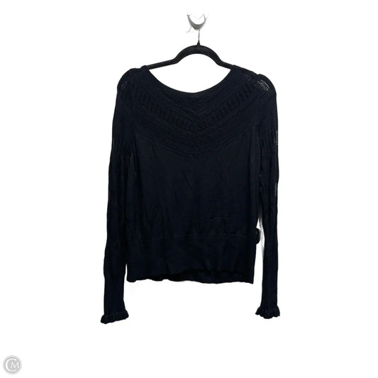 Top Long Sleeve By Halogen In Black, Size: Xs