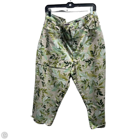 Capris By Gloria Vanderbilt In Green, Size: 18