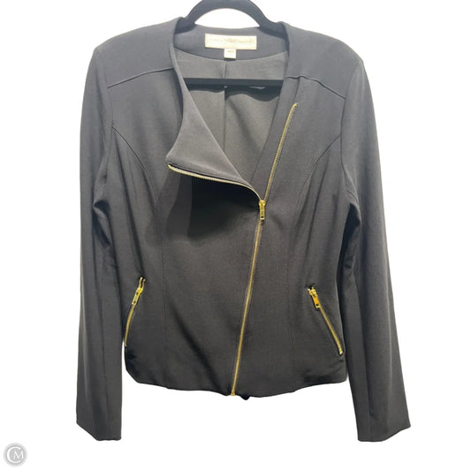 Jacket Moto By Boston Proper In Black, Size: 12