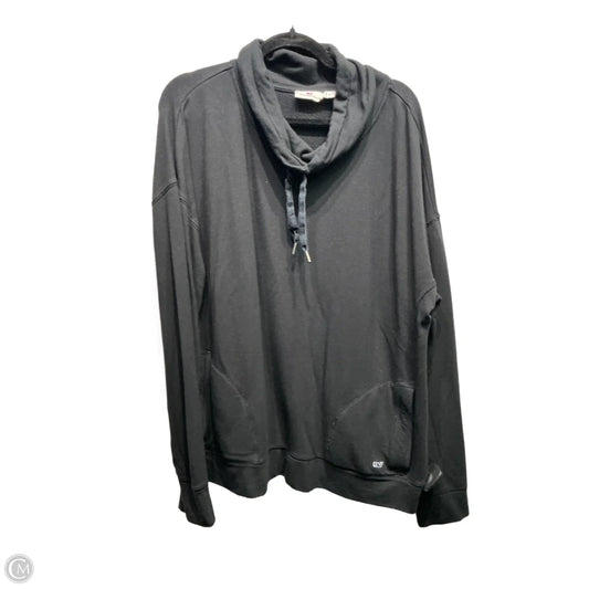 Top Long Sleeve By Vineyard Vines In Black, Size: Xl