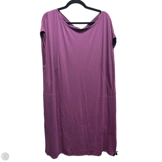 Dress Casual Short By Eileen Fisher In Purple, Size: 3x