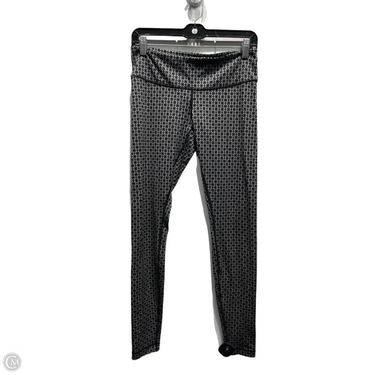 Athletic Leggings By Lululemon In Black & Grey, Size: 6