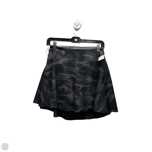 Athletic Skort By Athleta In Black & Grey, Size: S