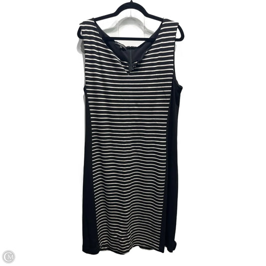 Dress Designer By Lafayette 148 In Black & White, Size: Xl