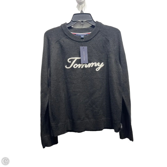 Sweater By Tommy Hilfiger In Black & White, Size: M