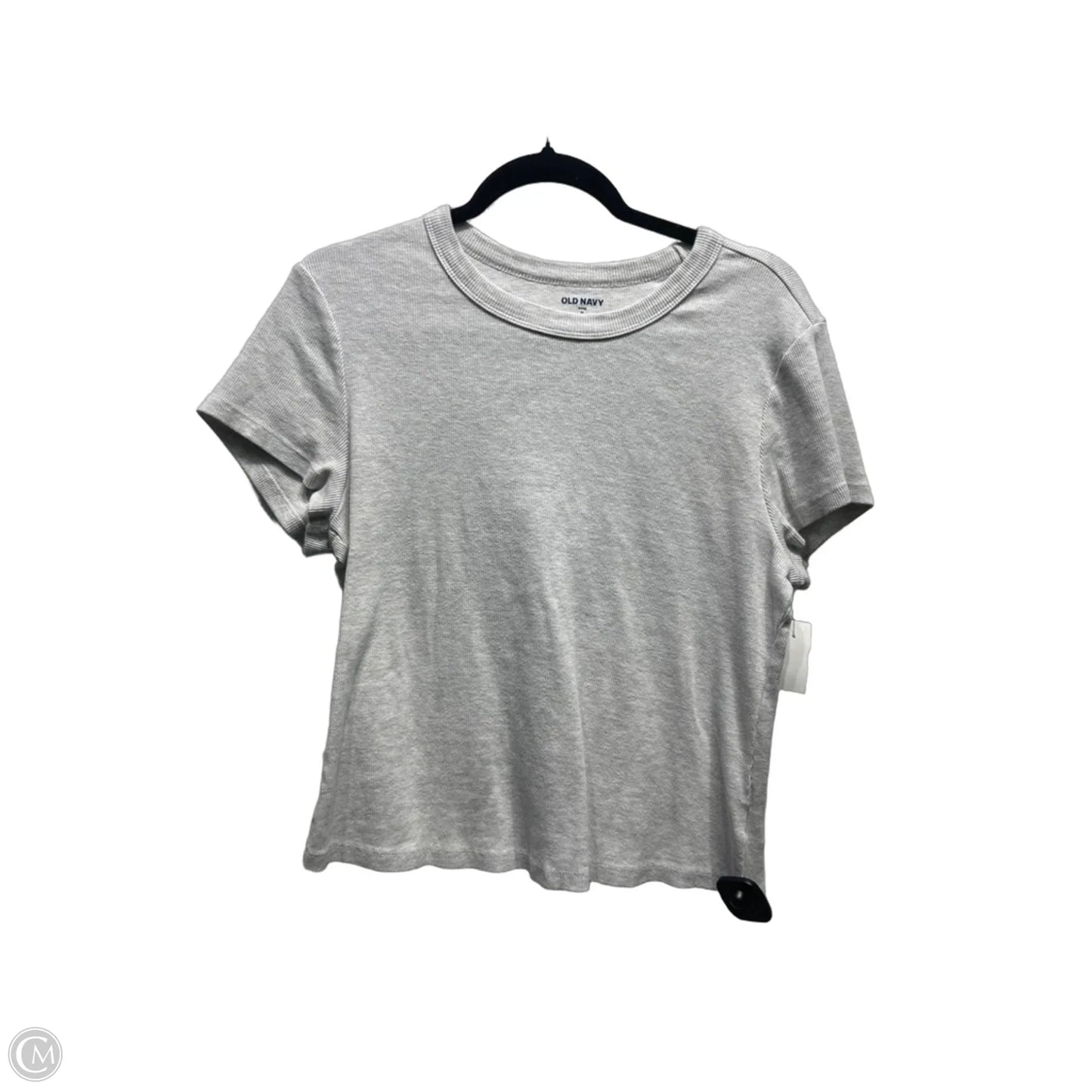 Top Short Sleeve Basic By Old Navy In Grey, Size: Xl