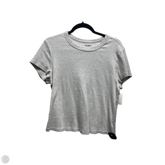 Top Short Sleeve Basic By Old Navy In Grey, Size: Xl