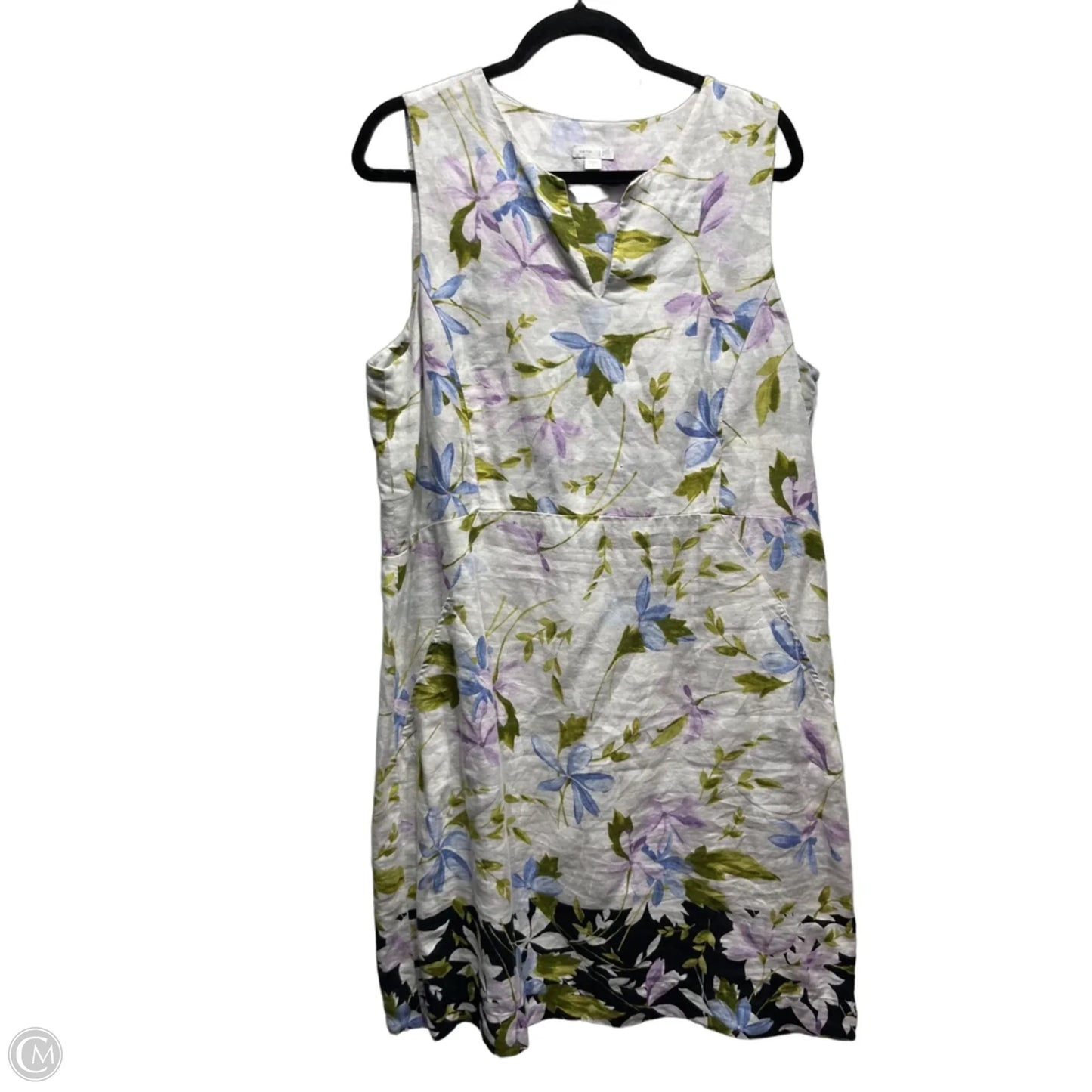 Dress Casual Short By J. Jill In Blue & Purple, Size: L