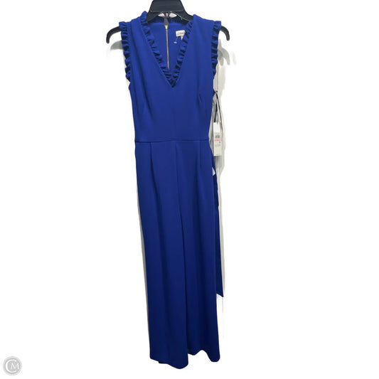 Jumpsuit By Calvin Klein In Blue, Size: 10
