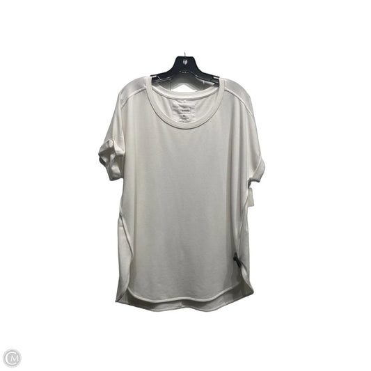 Top Short Sleeve By Sonoma In White, Size: Xl