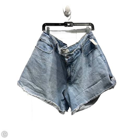 Shorts By Abercrombie And Fitch In Blue Denim, Size: 22