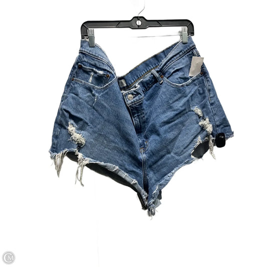 Shorts By Abercrombie And Fitch In Blue Denim, Size: 22