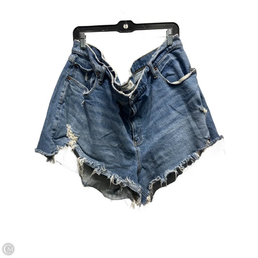 Shorts By Abercrombie And Fitch In Blue Denim, Size: 22