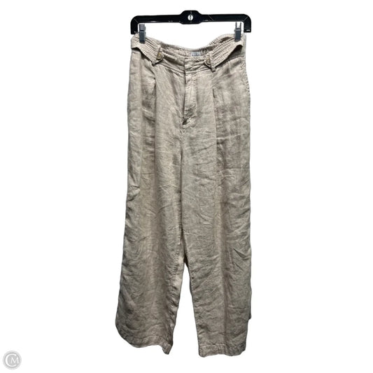 Pants Linen By Nicole Miller In Tan, Size: 6