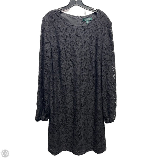 Dress Party Short By Ralph Lauren In Black, Size: 14