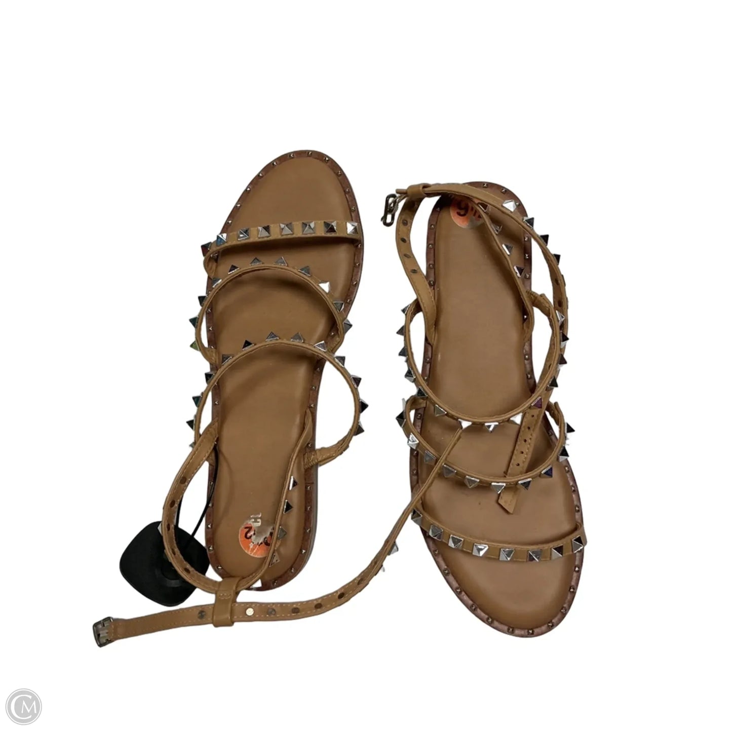 Sandals Flats By Cushionaire In Tan, Size: 9.5