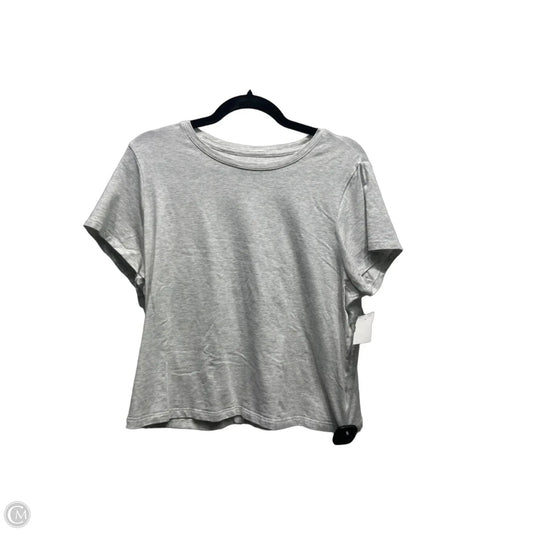 Top Short Sleeve Basic By Old Navy In Grey, Size: Xl
