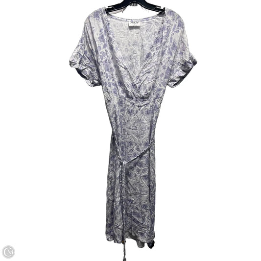 Dress Casual Short By Jolie & Joy In Purple & White, Size: M