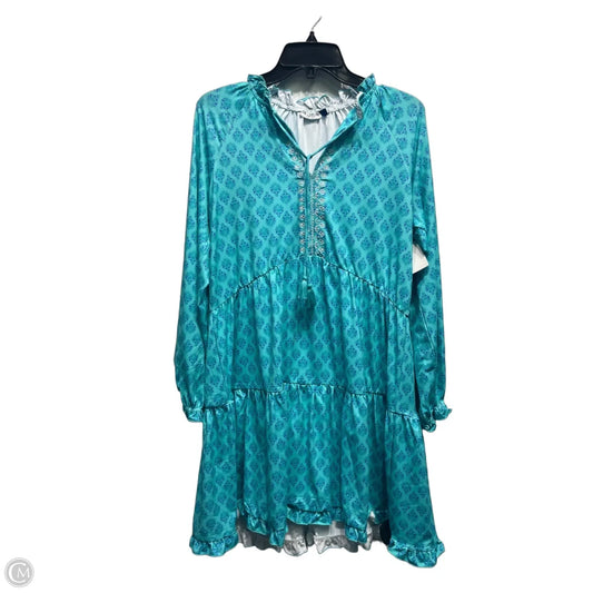 Dress Casual Short By Cabana Life In Blue, Size: M