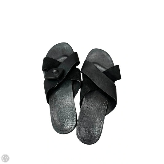 Sandals Designer By Ugg In Black, Size: 10