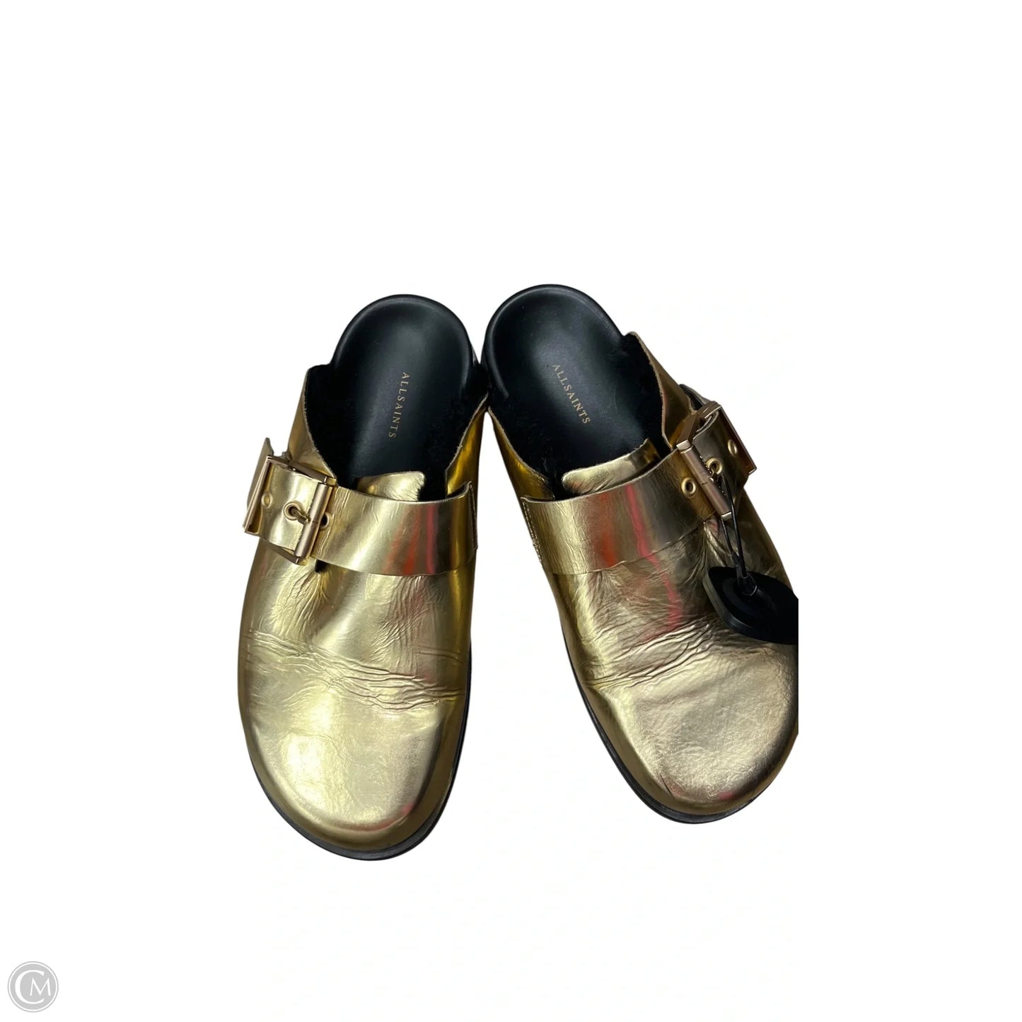Shoes Designer By All Saints In Gold, Size: 9