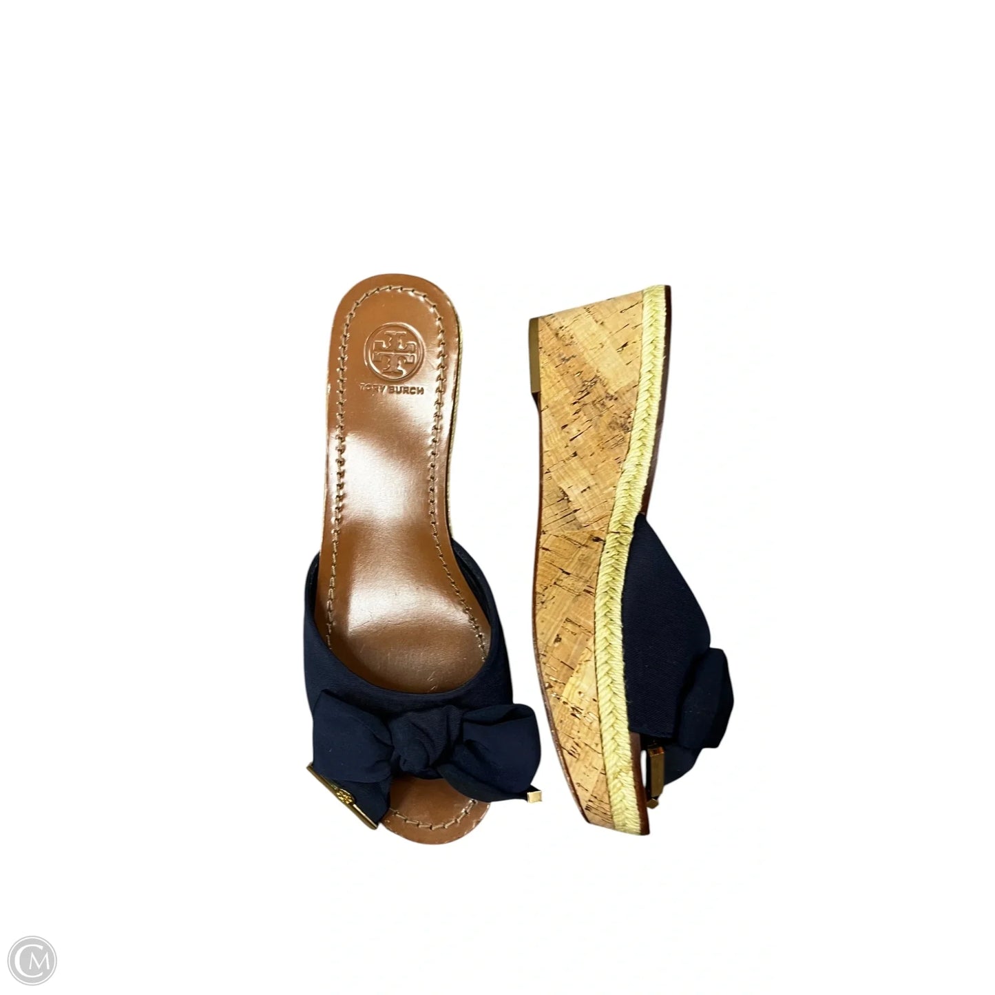 Sandals Designer By Tory Burch In Blue, Size: 7.5