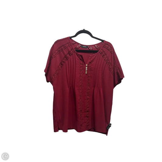 Top Short Sleeve By Dokotoo In Red, Size: Xl